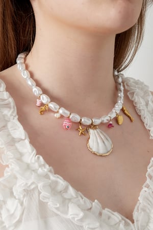 Seashelled pearls Necklace h5 Picture2